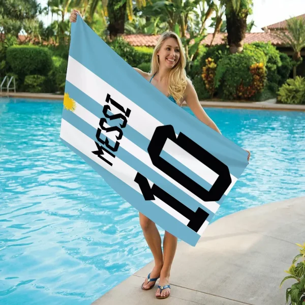 M-messi-I Large Beach Towels for the Body Quick Drying Towels Adults Serviette Sport Women's Bathrobe Children's Bath Towel Hair 2