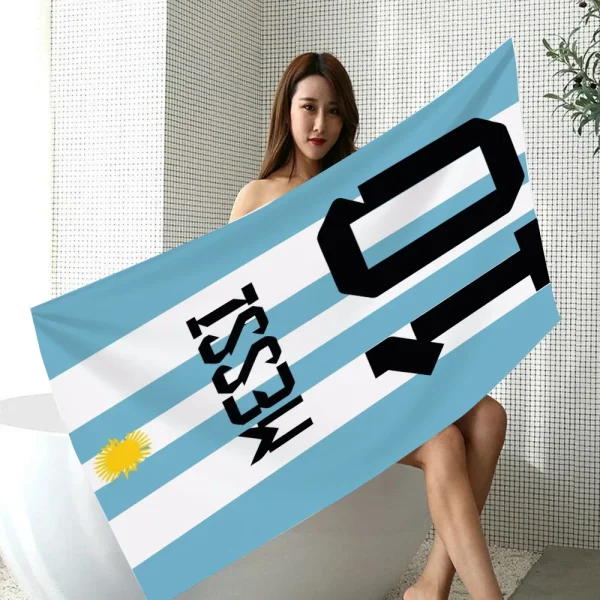 M-messi-I Large Beach Towels for the Body Quick Drying Towels Adults Serviette Sport Women's Bathrobe Children's Bath Towel Hair 4