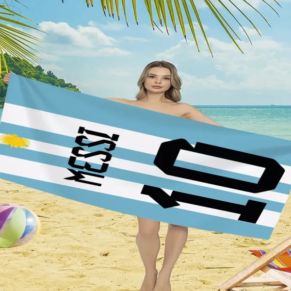 M-messi-I Large Beach Towels for the Body Quick Drying Towels Adults Serviette Sport Women's Bathrobe Children's Bath Towel Hair 6