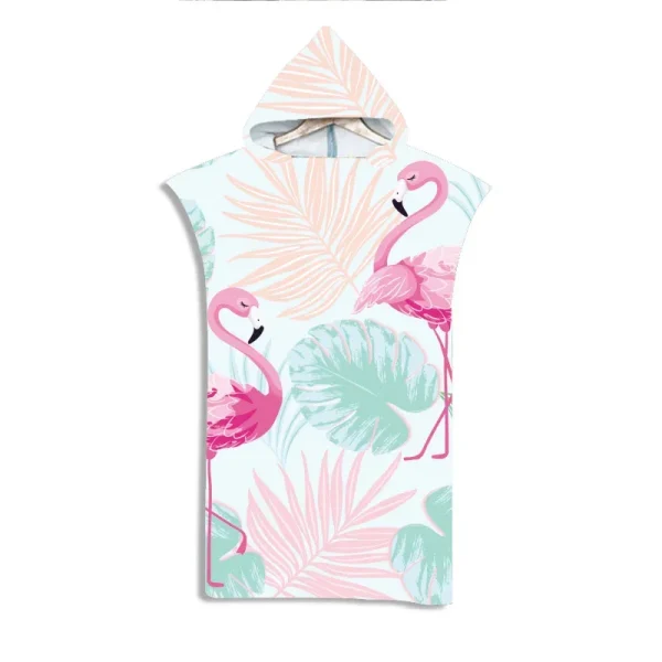 Surf Poncho Beach Towels For Adults Quick Dry Hooded Cloak Women Large Bath Towels Sand Free Bathrobe For Summer Swimming Surf 3