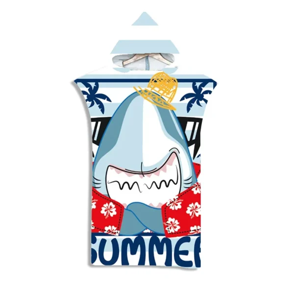 Surf Poncho Beach Towels For Adults Quick Dry Hooded Cloak Women Large Bath Towels Sand Free Bathrobe For Summer Swimming Surf 4