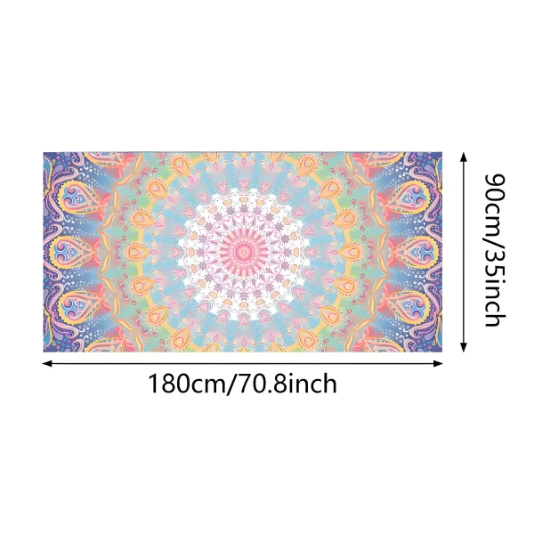 1 set of tropical floral beach towels, 90 * 180cm enlarged size, soft and suitable for husbands 5