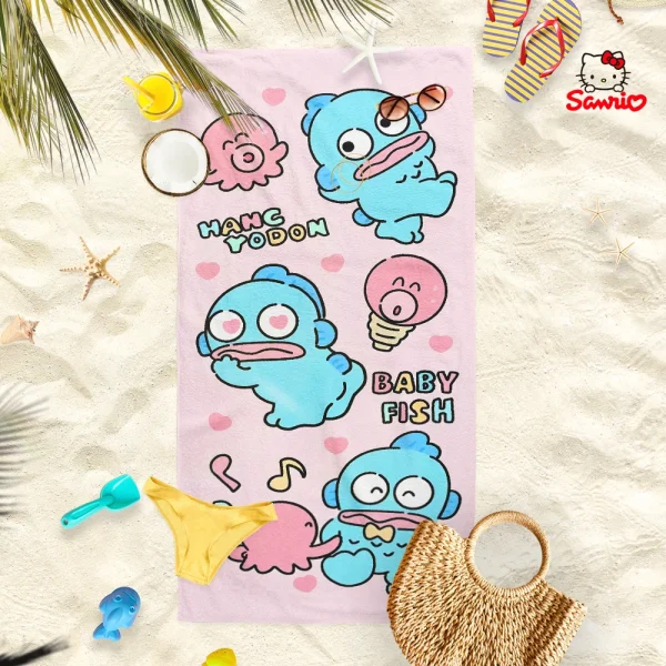 Kuromi and Friends Beach Towels - Splash into Fun! Suitable for towels, bath towels, beach towels 5