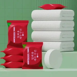 Disposable Compressed Towel With Increased Thickness Compression Water Absorption And No Shedding Of Hair Portable Towel For Tra 1