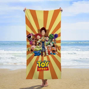 Toy Story Beach Towels Large Travel Towel Serviette Microfibre Customized Bath Microfiber Quick Drying Bathroom Gym Shower Hair 1