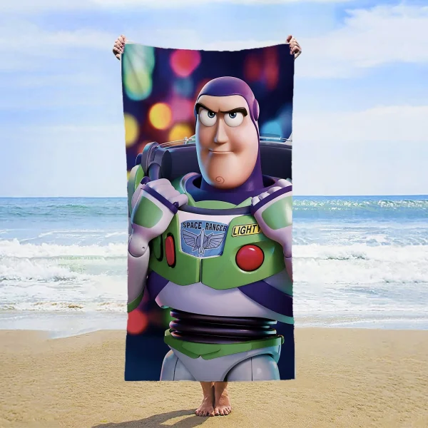 Toy Story Beach Towels Large Travel Towel Serviette Microfibre Customized Bath Microfiber Quick Drying Bathroom Gym Shower Hair 4