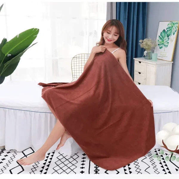 Large thick microfiber bath towel absorbent and quick-drying multifunctional swimming fitness sports beauty salon towel 6