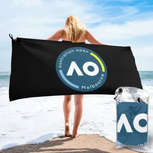 Australian Open Ao Tennis Tournament Quick dry Towel New For Gym Swimming Comfortable Good Quality 1
