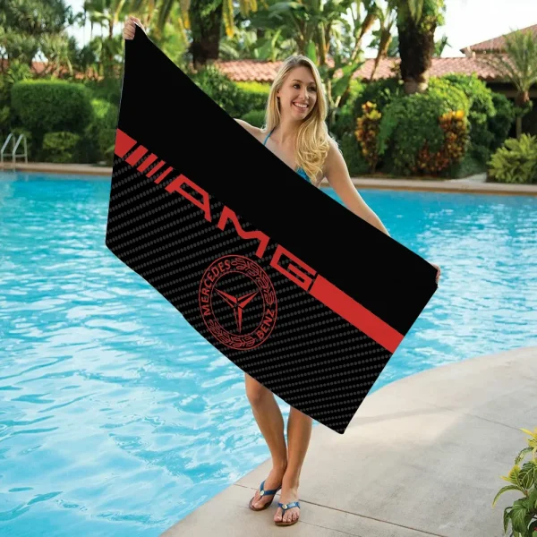 M-Mercedes-Benz-Z Quick Drying Microfiber Towels Adults Serviette Sport Children's Bath Towel Bathroom Use Woman Bathrobe Shower 2
