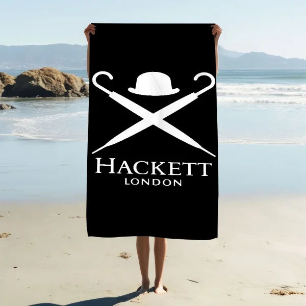 Luxury H-Hacketts-S London Design Fashion Towel Soft Pool Gift For Travel Gym Shower Camping Quick Dry Sports Large Beach Towel 2