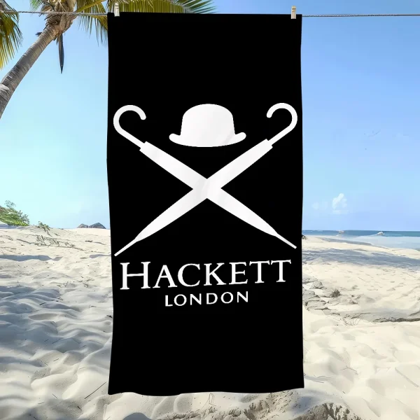 Luxury H-Hacketts-S London Design Fashion Towel Soft Pool Gift For Travel Gym Shower Camping Quick Dry Sports Large Beach Towel 5