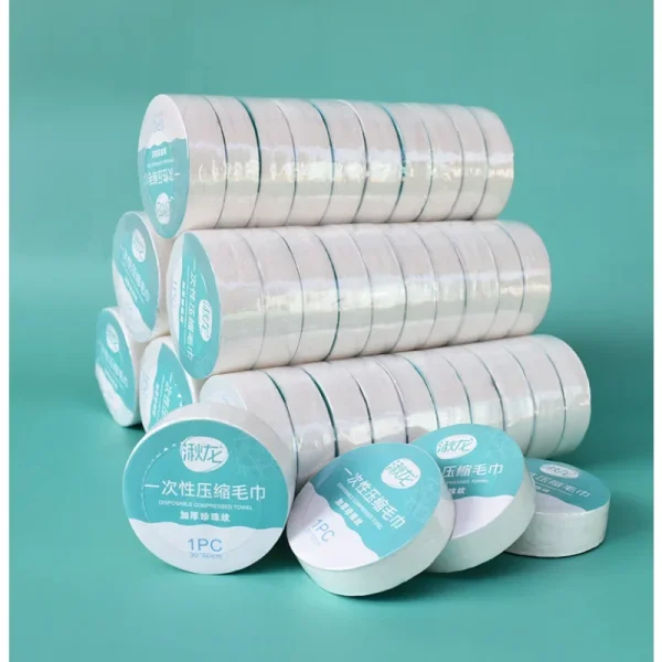 10PCS Set Compressed Towel Travel Quick-Drying Towel Trip Disposable Hotel Washable Cloth Towel Napkin Washcloth Outdoor Travel 1