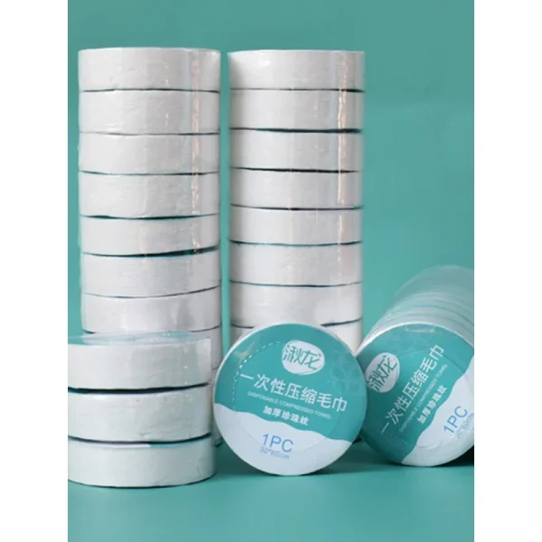10PCS Set Compressed Towel Travel Quick-Drying Towel Trip Disposable Hotel Washable Cloth Towel Napkin Washcloth Outdoor Travel 5