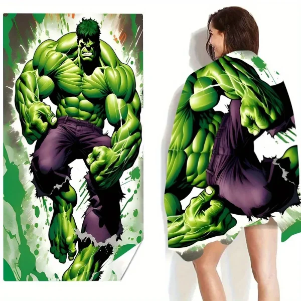 The Hulk Beach Towel: Unleash Your Inner Superhero at the Beach! Suitable for towels, bath towels, beach towels, gifts 2