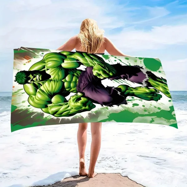 The Hulk Beach Towel: Unleash Your Inner Superhero at the Beach! Suitable for towels, bath towels, beach towels, gifts 4