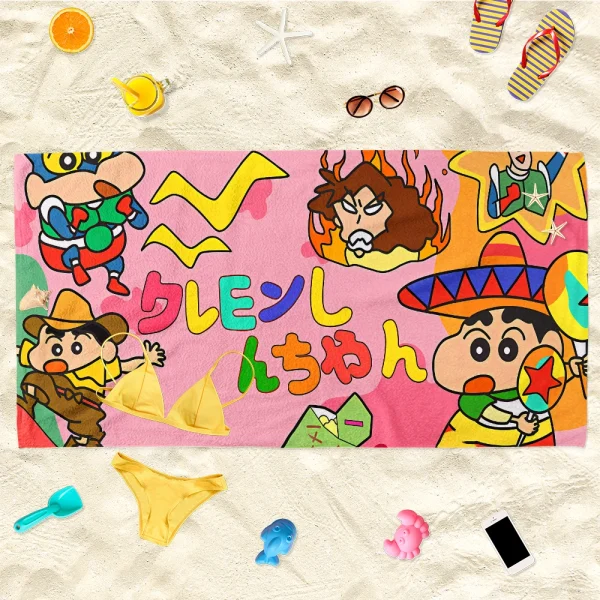 Peppa Pig and Friends Beach Towels: Fun, Colorful, and Perfect for Summer Fun! Suitable for towels, bath towels, beach towels 5