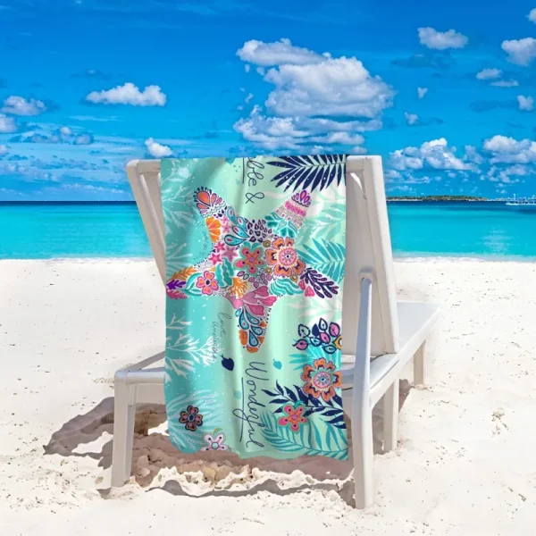 Men Women's Beach Towel Quick-drying Microfiber Beach Towel Large Size Camping Pool Picnic Sunbath for The Beach Mat Accessories 4