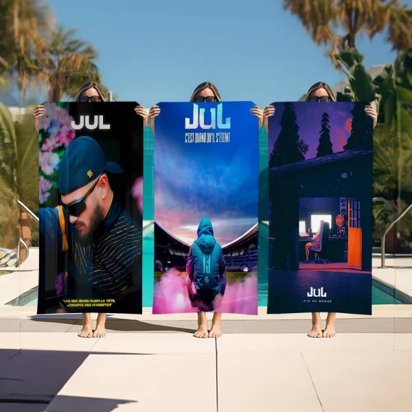 J-JuL Cest Pas Des Lol Big Microfiber Beach Towels Quick Dry Towel Sand Beach Towels Pool Towel For Travel Swim Pool Yoga 2