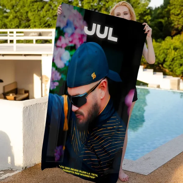 J-JuL Cest Pas Des Lol Big Microfiber Beach Towels Quick Dry Towel Sand Beach Towels Pool Towel For Travel Swim Pool Yoga 3