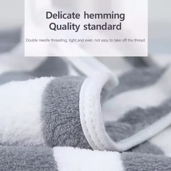 Soft towel Absorbent Striped Pattern Towel Set Soft Hand Towel Bath Towel Quick Drying Absorbent Towels For Bathroom 3