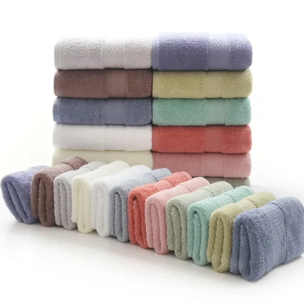 6PCS / 3PCS Cotton Towel Set Luxury Lace Embroidered Bath Towel Face Towel Hand Towel Washcloths Quick Dry Terry Towels 17Colors 3
