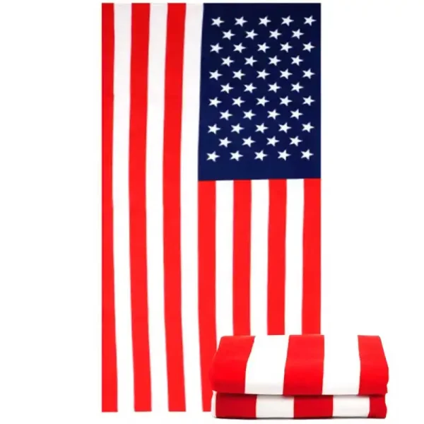 Quick Dry Microfiber Beach Towel USA Uinted States Flag 70x150cm Super Soft Absorbent Travel Sport Bath Towels For Adults 1