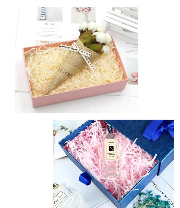 10g/20g Colorful Shredded Crinkle Paper Raffia Candy Boxes DIY Gift Box Filling Material Wedding Marriage Home Decoration 4