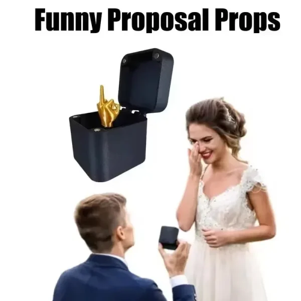 Middle Finger Surprise Gift Boxs Christmas Fun Prank Gift Offices Desk Home Decor Gift Decoration Toys Children Miniature Items 3