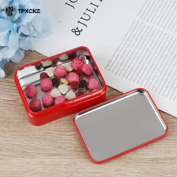 1pcs SOS Tin plate Medicine First Aid Pill Box Outdoor Survival Gear Kits Emergency Case 2