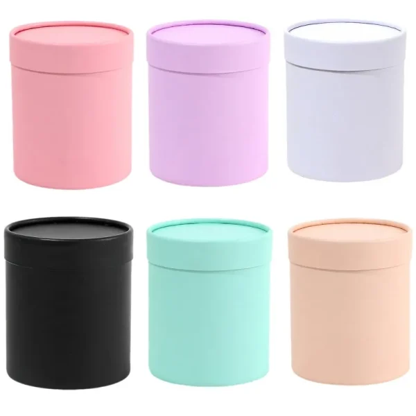 12x12cm Flower Box Round Cardboard Gift Boxes Wedding Party Rose Flower Packaging Decoration Valentine's Day Gifts Wrapping Box 1