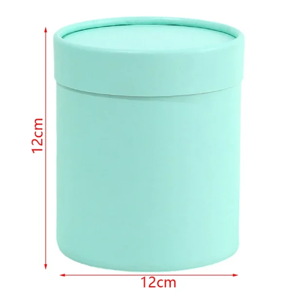 12x12cm Flower Box Round Cardboard Gift Boxes Wedding Party Rose Flower Packaging Decoration Valentine's Day Gifts Wrapping Box 2