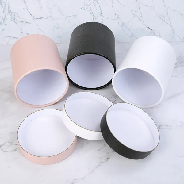 12x12cm Flower Box Round Cardboard Gift Boxes Wedding Party Rose Flower Packaging Decoration Valentine's Day Gifts Wrapping Box 3