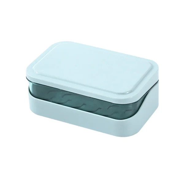 1pc Holder Non Slip Soap Box Toilet Shower Tray Draining Rack Bathroom Gadgets Soap Dish Soap Tray Holder 5