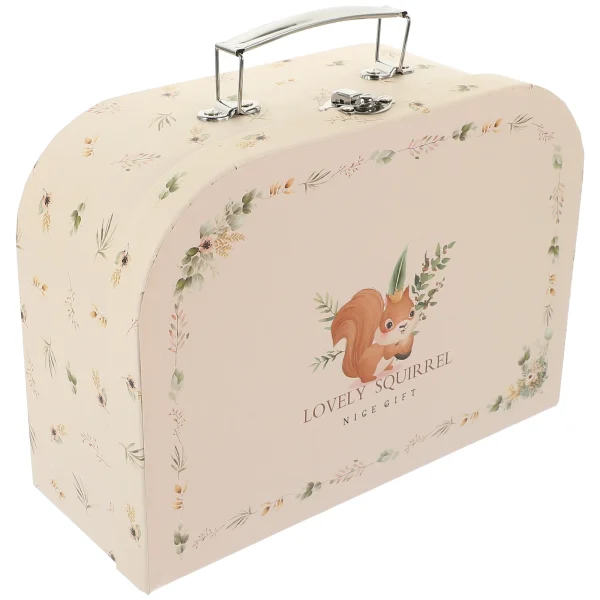 Portable Paper Suitcase Decorative Suitcase Jewelry Gift Suitcase Wedding Gift Box 1