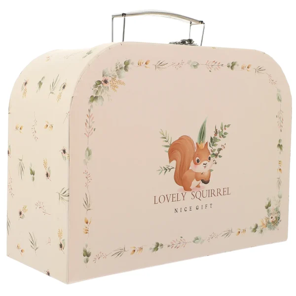 Portable Paper Suitcase Decorative Suitcase Jewelry Gift Suitcase Wedding Gift Box 5