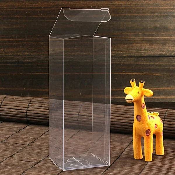 50/100PCS PVC Clear Display Box 1/64 Rectangle Gift Toy Car Model Dustproof Showcase Cosmetic Crafts Packaging Box For Hotwheels 3