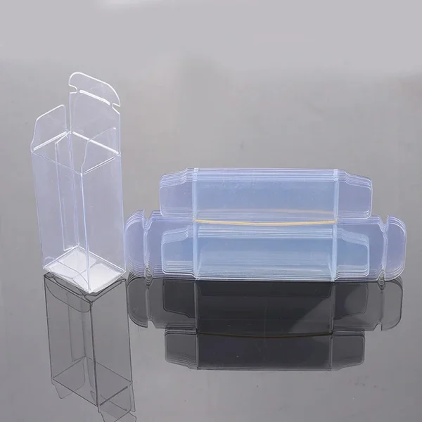 50/100PCS PVC Clear Display Box 1/64 Rectangle Gift Toy Car Model Dustproof Showcase Cosmetic Crafts Packaging Box For Hotwheels 6