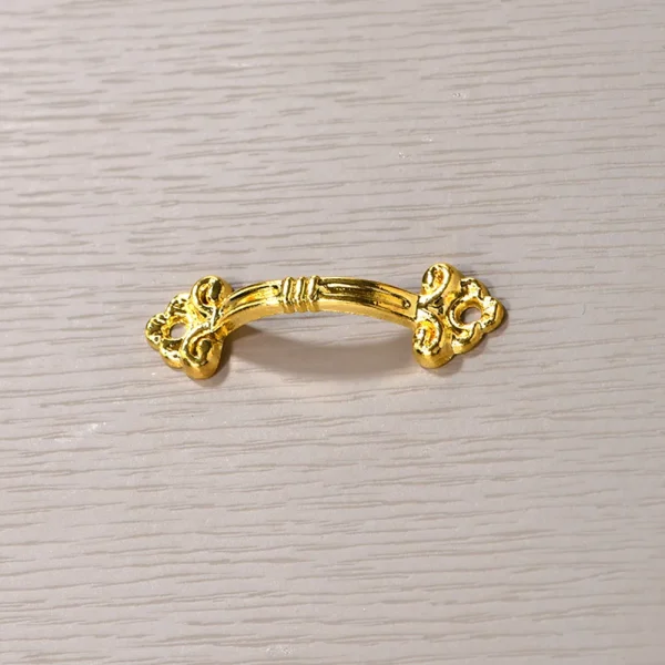 Handle Handles None 10PCS 48*14mm Accessories Antique Drawer Bronze Gift Box Gold Jewelry Box Packaging Silver 1