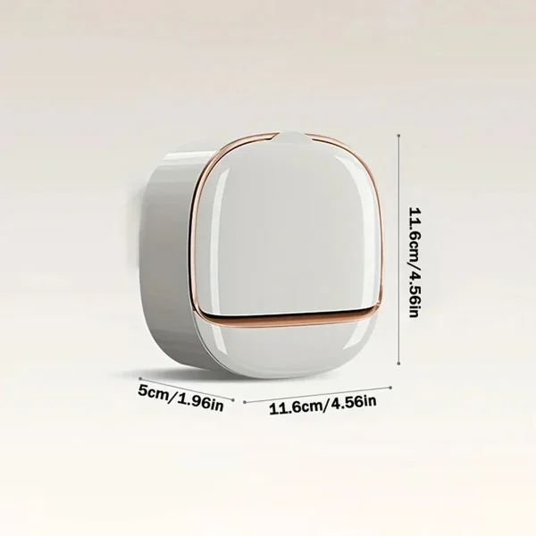 1 piece soap box free punching soap box wall-mounted household high-grade drain water storage bathroom toilet soap shelf 6