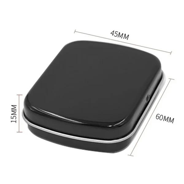 1Pc Portable Mini Metal Tins Flip Storage Box Case Organizer Jewelry Survival Money Coin Candy Key Container Jar Cans with lid 6