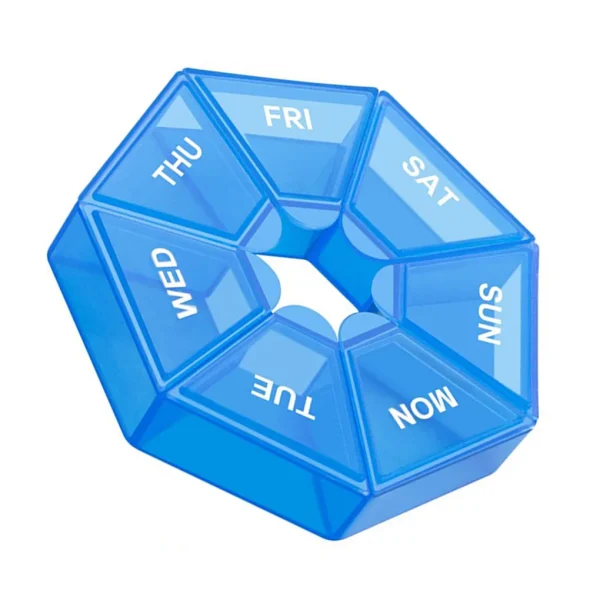 7 Grids  Pill Case Plastic 7 Days Candy Box Portable Storage Tablet Holder Travel Organizer  Dispenser Container 4