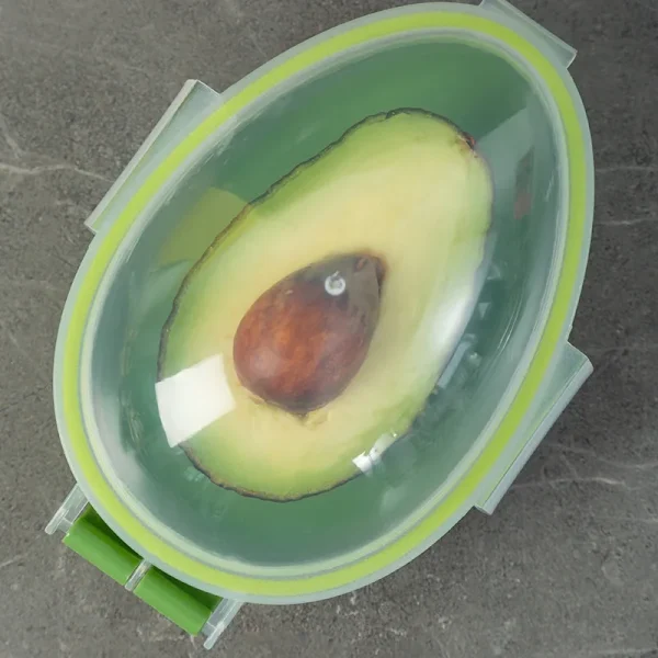Portable Kitchen Storage Box with Transparent Lid, Avocado Crisper, Fresh-Keeping Storage Box, Home Sealed Box for Avocado 6