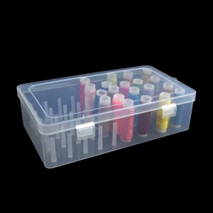 Sewing Thread Storage Box 42 Pieces Spools Bobbin Carrying Case Container Holder Craft Spool Organizing Case Sewing Storage 1