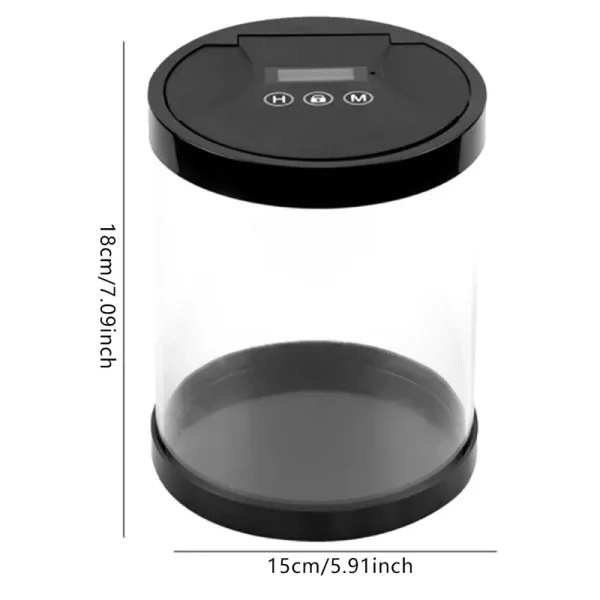 Electronic Time Lock Box Timer Lock Container Multi Function Time Lock Box Bin For Cigarettes Toys Mobile Phones No Battery 6