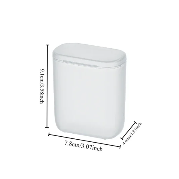 Portable Mobile Phone Data Cable Headphone Charger Storage Box Transparent Belt Cover Jewelry Miscellaneous Storage Organizer 2