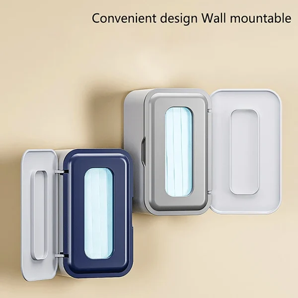 Tissue Box With Lid Wet And Dry Tissue Box Disposable Gloves And Masks Storage Box For Home Office Decor 5