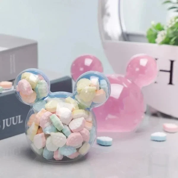 New Mckey Mouse 12 Piece/batch Plastic Candy Box Children's  Birthday Party Decorative Candy Box Baby Shower Supplie 4