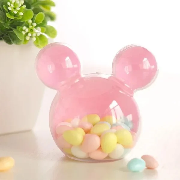 New Mckey Mouse 12 Piece/batch Plastic Candy Box Children's  Birthday Party Decorative Candy Box Baby Shower Supplie 5
