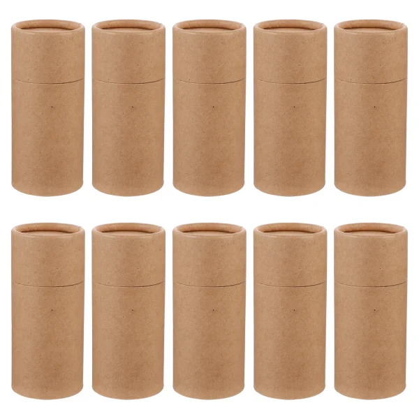 Paper Box Gift Cylinder Tubes Boxes Tube Packing Kraft Bottle Cardboard Oil Container Packaging Containers Essential Crafts 1