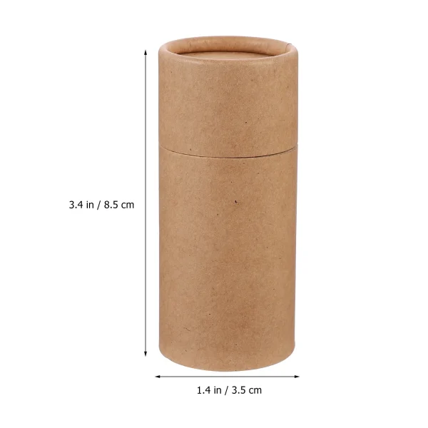 Paper Box Gift Cylinder Tubes Boxes Tube Packing Kraft Bottle Cardboard Oil Container Packaging Containers Essential Crafts 6